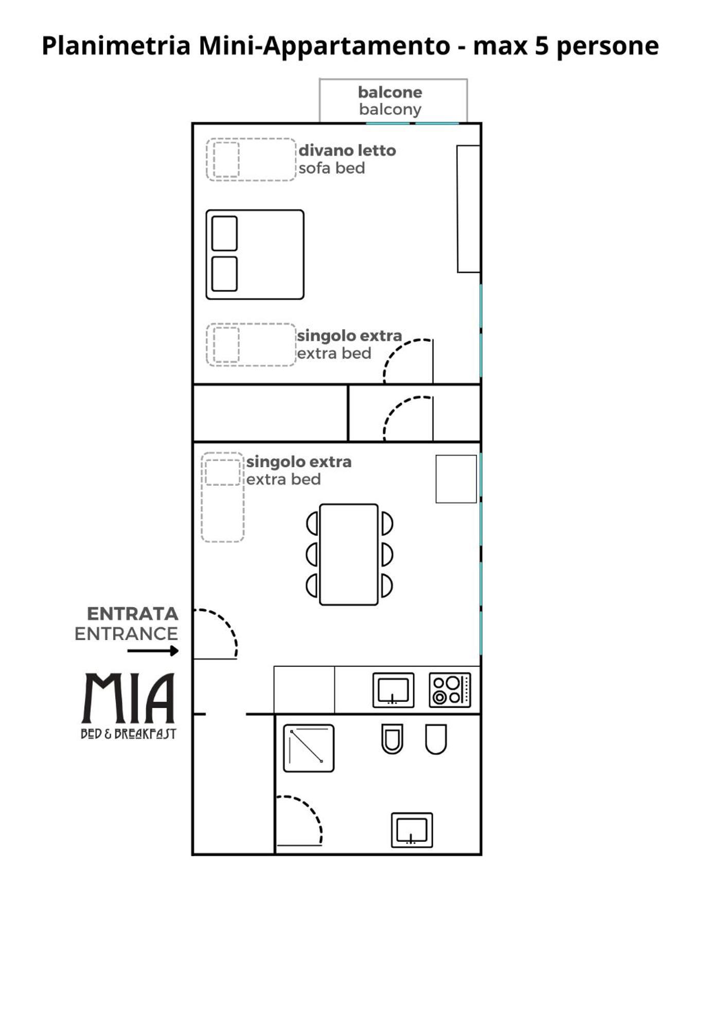 Casa Mia - No Reception Bed & Breakfast Trento Bagian luar foto